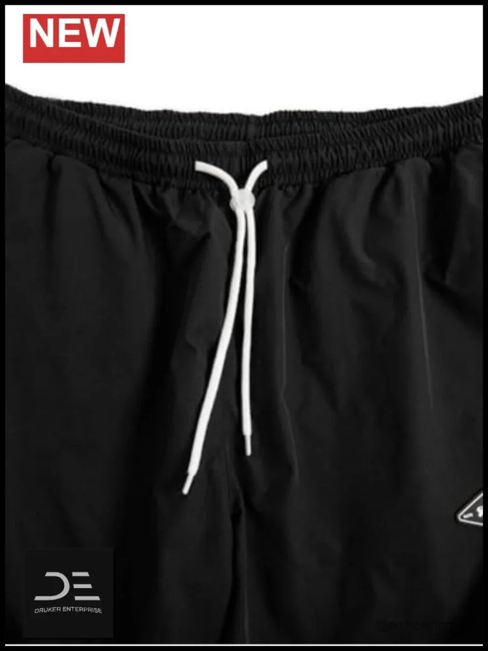 Baggy Parachute Track Pants Men's Sweatpants with Pockets Drawstring Joggers
